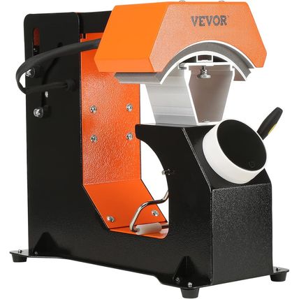 VEVOR 3-In-1 Auto Hat Heat Press Machine for Caps - No Crease, Automatic Release