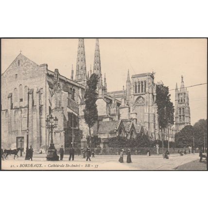 Cathédrale St-André, Bordeaux, c.1910 - Bloc Frères CPA BR57