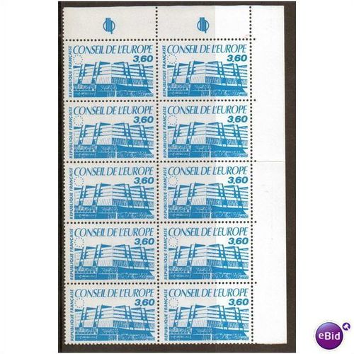 FRANCE REPUBLIQUE FRANCAISE 1986 COUNCIL EUROPE C44x10
