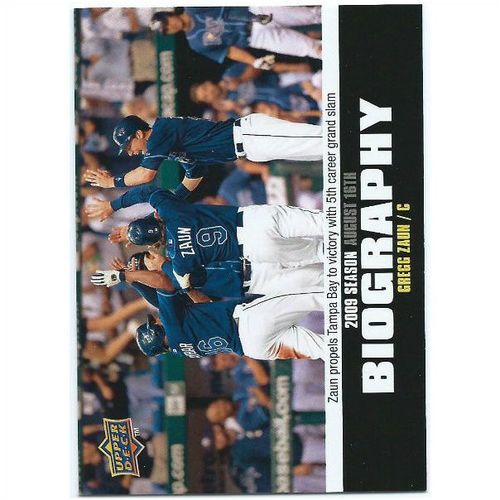 2010 Upper Deck Season Biography - #SB-152 - Gregg Zaun