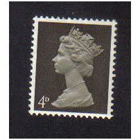 1967 GB Q.E.11 4D DEEP OLIVE-BROWN mnh SG732