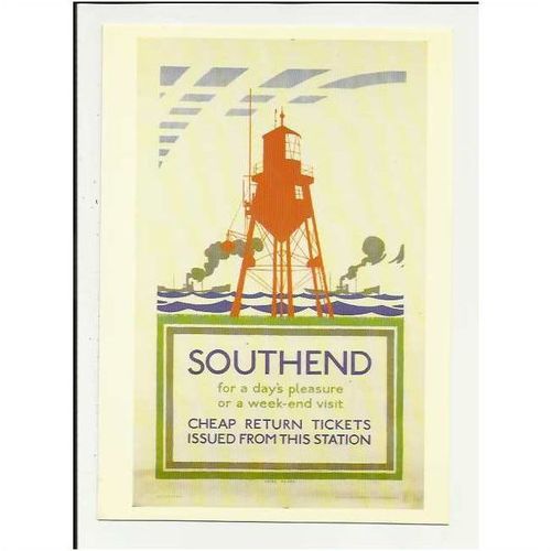 LTM143 LONDON TRANSPORT Southend Postcard by LT Museum