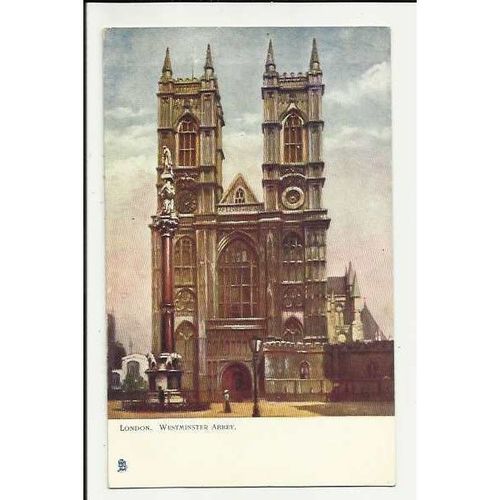 770 LONDON Westminster Abbey Tuck Oilette Postcard