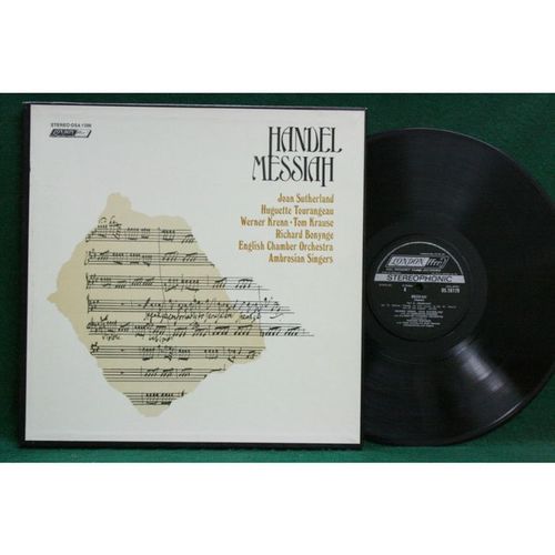 Bonynge/Sutherland/Tourangeau - Handel: Messiah - 3 LP - OSA 1396 - NM