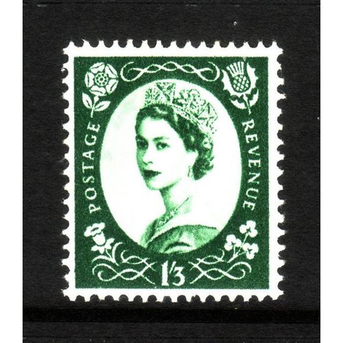GREAT BRITAIN 1958 SG 585 1s 3d GREEN M MINT