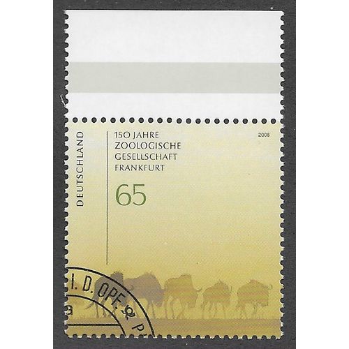 GER 2008 65c FRANKFURY ZOOLOGY SOCIETY' FINE USED (EBID57-084)