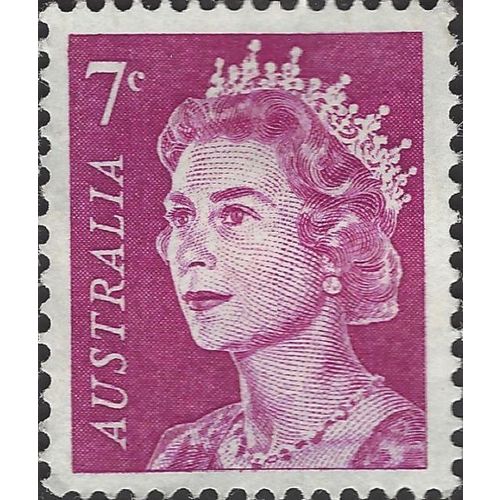 AUSTRALIA, Queen Elizabeth II, violet 1971, 7c, #5