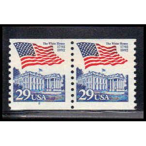 2609 29c U.S. Flag Over White House Fine MNH CNP Left 2 PA1467