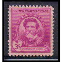 886 3c Augustus Saint-Gaudens Fine MNH KA3873