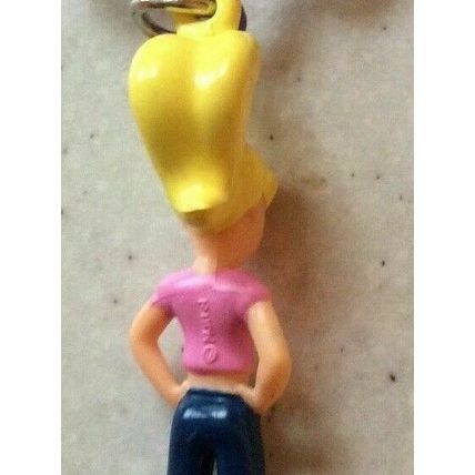 Polly Pocket Mattel Official Cute Key Ring Toy Doll Key ring Collectable RARE