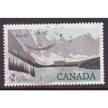 CANADA 1977 $2 BANFF NATIONAL PARK USED SG885c