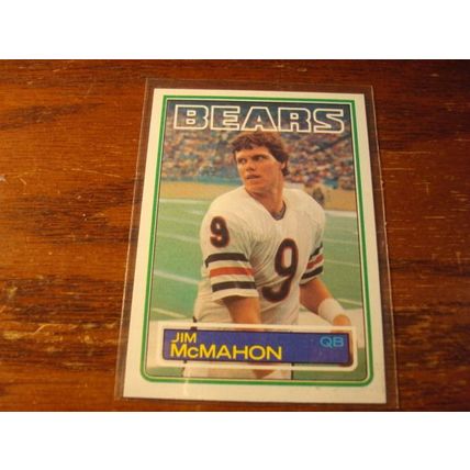 1983 Topps, 2- Rc Cards, JIM McMAHON Rc, Bears #33