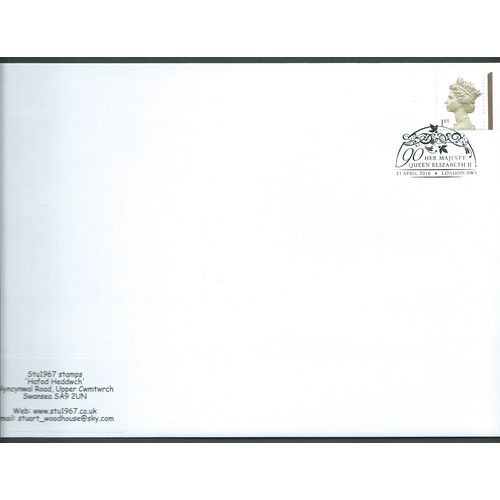 2016 1ST 'OLIVE GREEN '- '90 H.M QUEENS , LONDON SW1 ' PMK (EBIDPACK3771)
