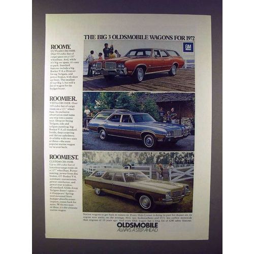 1973 Oldsmobile Cutlass Criser, Vista-Cruiser Wagon Ad