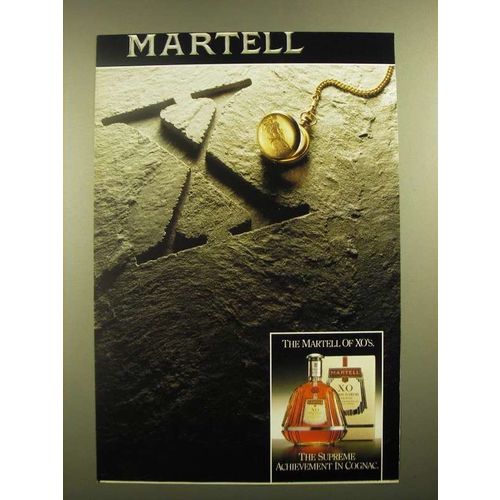 1988 Martell XO Cordon Supreme Cognac Ad