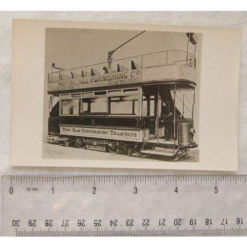 Photo West Ham Tram no.5 in 1905