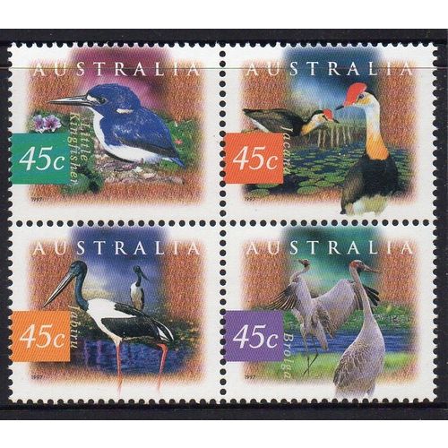 Australia 1997 Nature of Australia - Wetland Birds MNH