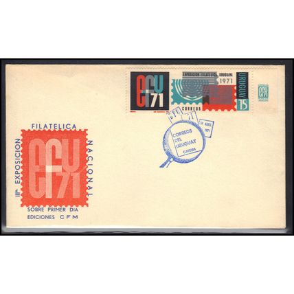 Cover Uruguay Stamp (Cachet-U/A) Box0455