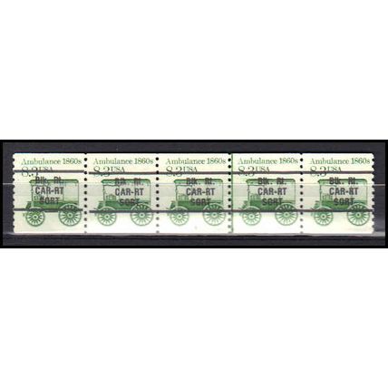 2128a 8.3c Ambulance Fine MNH Dry Gum PNC 1/5 Gap 2L AA0348