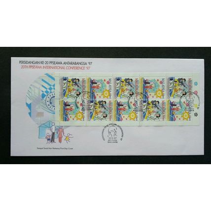 Malaysia PPSEAWA International Conference 1997 Women Science (booklet FDC) *Rare