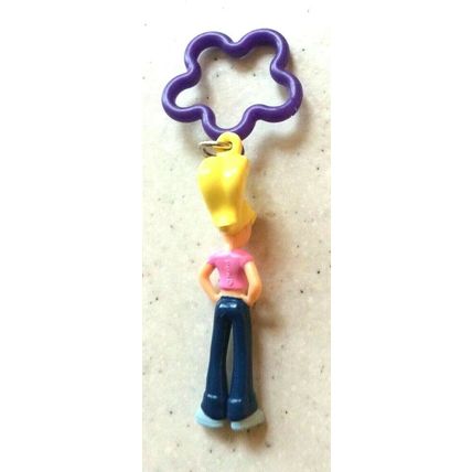 Polly Pocket Mattel Official Cute Key Ring Toy Doll Key ring Collectable RARE