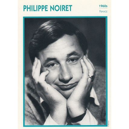 Philippe Noiret Astrology French Actor Rare Italian 8" x 5" Film Photo Card