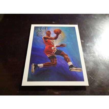 1990-91 NBA Hoops Card # 358 Michael Jordan Mint (9) Chicago Bulls (SB)