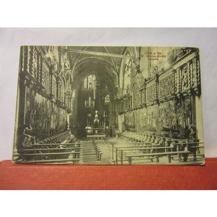 ST GEREON KIRCHE, COLN AM RHEIN, GERMANY unused antique postcard KOLN, COLOGNE #