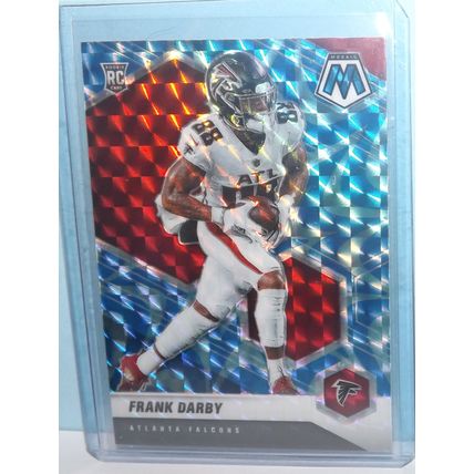 2021 Panini Mosaic FRANK DARBY (Atlanta Falcons) Prizm Blue Rookie Card #389