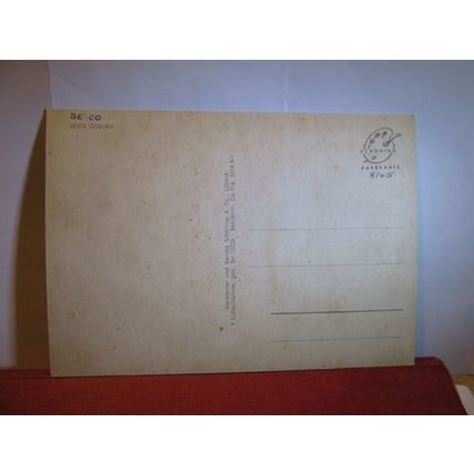 view, COBURG, BAVARIA, GERMANY unused postcard =