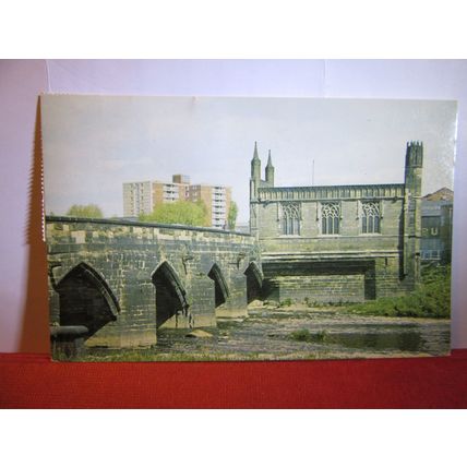 CHANTRY AND BRIDGE, WAKEFIELD, YORKSHIRE used postcard by Bamforth =