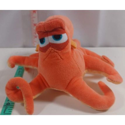 Disney Pixar Finding Dory 6 inch HANK plush Bandai Orange gently played with