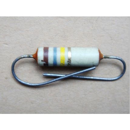 180KΩ Carbon Ceramic Erie 1 Watt Resistors x2. New Old Stock. For Quad II Amp