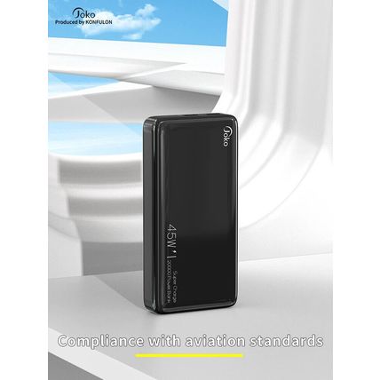 Konfulon PD 45W Power Bank 20000mAh 18W Super Fast Charge for iPhone iPad Pro UK