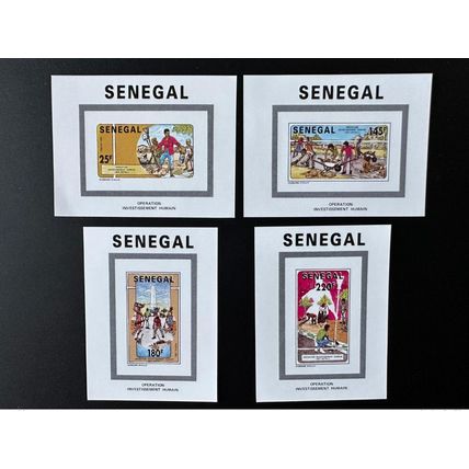 Sénégal 1992 Mi. (Bl) 1199 - 1202 Opération Investissement Humain Set Setal