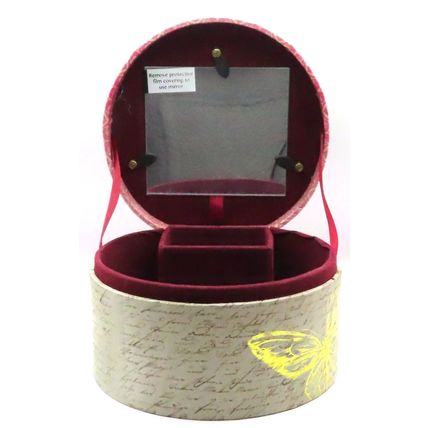 Mother Jewellery Box You Gave Me Wings to Fly & Love to Soar Carte Postal Pink