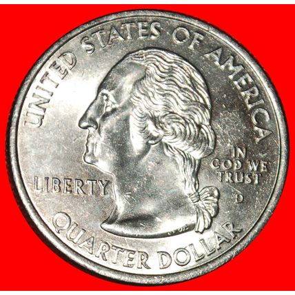 FLOWERS 1817: USA★1/4 DOLLAR 2002D UNC WASHINGTON 1789-1797★LOW START★NO RESERVE