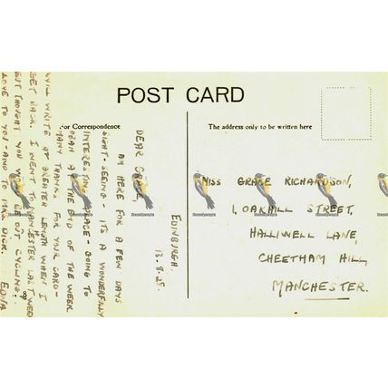 John Knox's House, High Street, Edinburgh, Scotland, Postcard, 1928