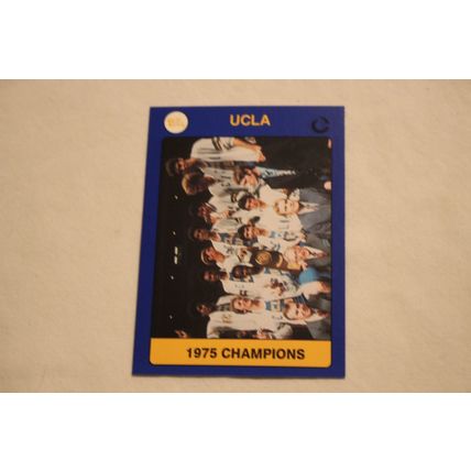 1975 Championship Team 1991 Collegiate Collection UCLA NO. 38