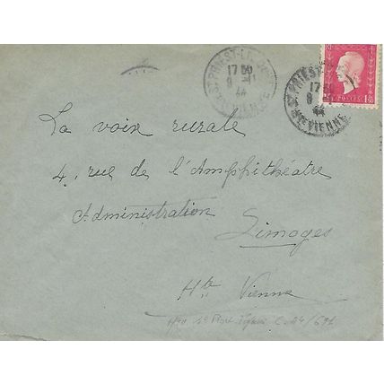 Mi 718 CVR: 1 Fr. 50 red-carmine Definitive Stamp: 'Marianne de Dulac'
