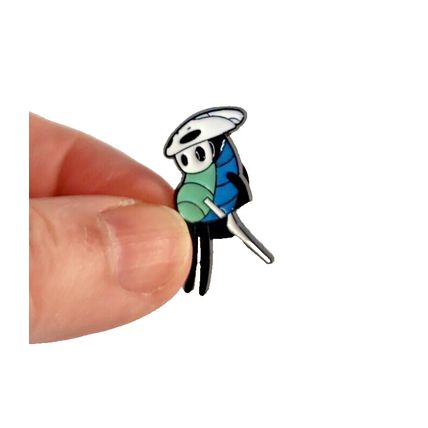 Bug Enamelled Blue Pin Badge Metal 3 cm x 2 cm Badges Enamel Fun Insect BA63
