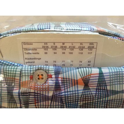 Pure Slim Blue Geometric Long Sleeve Shirt UK M 39 / 40cm 15 1/2" RRP £59.95