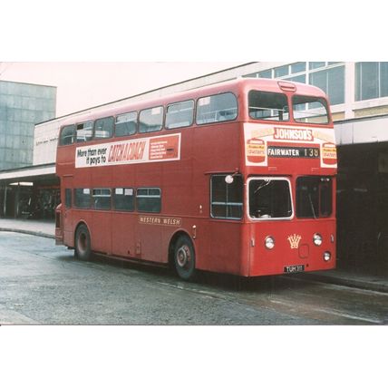 Colour Photograph of Western Welsh Omnibus Co. Ltd. - TUH 311