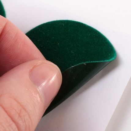 GREEN FELT PADS 40Pc Small-Large Self Adhesive Feet Protective Ornament Glass
