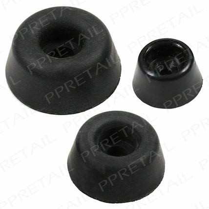 10x Black Rubber Toilet Seat Buffer Pads SMALL-LARGE Furniture Bathroom Pad Stop