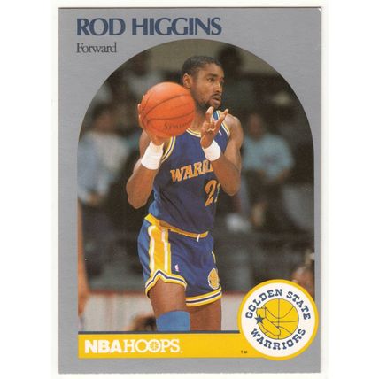 1990-91 Hoops Rod Higgins basketball card #114 - Warriors