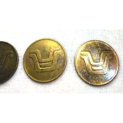 United Kingdom Klix 1 Drink Dispenser Tokens Brass Coin 27 mm Set of 4