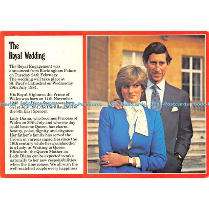 D028523 The Royal Wedding. Precision. Colourmaster International. 1982