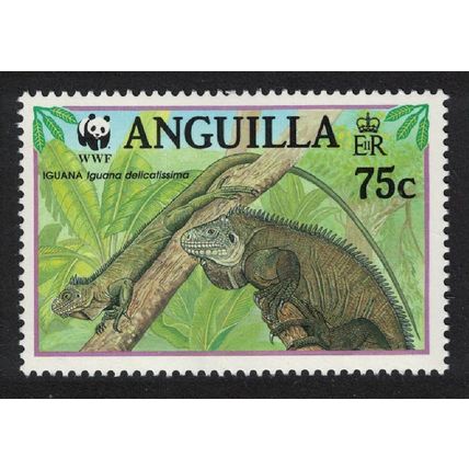 Anguilla WWF West Indian Iguana On branch 1997 MNH SG#1006 MI#990 Sc#968 c