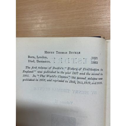 1926 "HISTORY IN CIVILIZATION IN ENGLAND" VOLUME 2 SMALL HARDBACK BOOK (P3)
